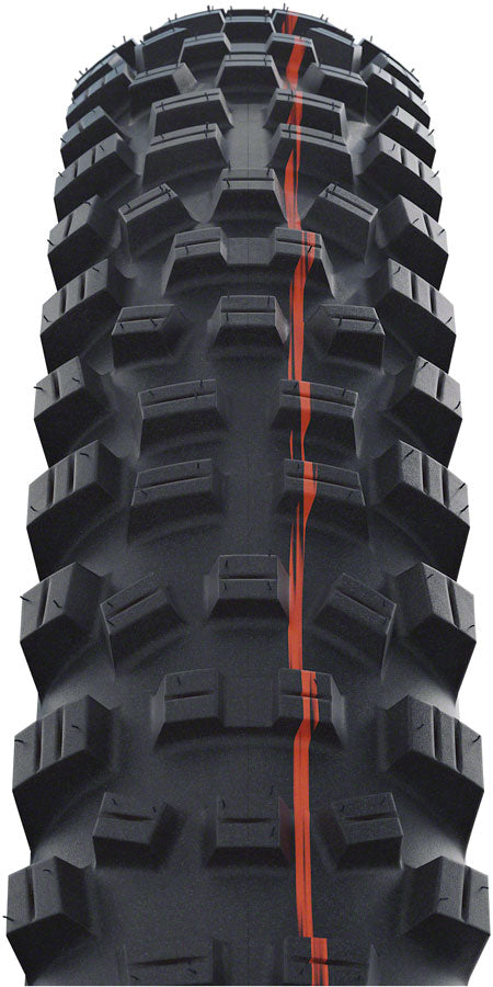 Schwalbe Hans Dampf Tire - 27.5 x 2.6 Tubeless Folding BLK/Bronze Evolution Line Super Trail Addix Soft