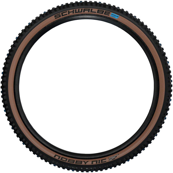 Schwalbe Nobby Nic Tire - 27.5 x 2.35 Tubeless Folding BLK/Bronze Evolution Line Super Ground Addix SpeedGrip