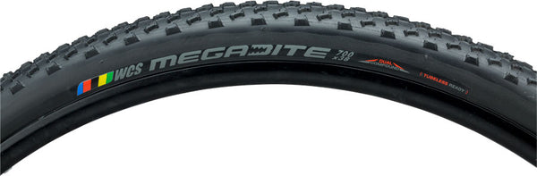 Ritchey WCS Megabite Tire - 700 x 38 Tubeless Folding Black 120tpi