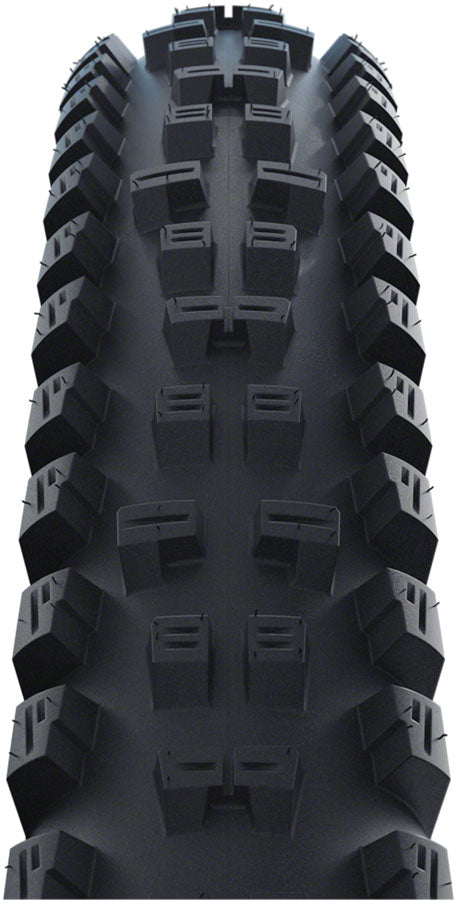 Schwalbe Tacky Chan Tire - 29 x 2.40 Tubeless Folding BLK Evolution Line Super Ground Addix Soft E-50