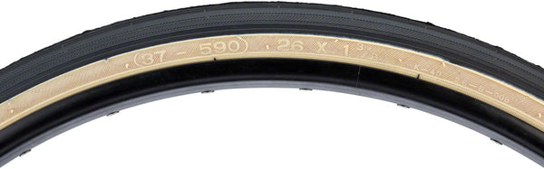 Kenda Street K40 Tire - 26 x 1-3/8 Clincher Wire Black/Tan 30tpi