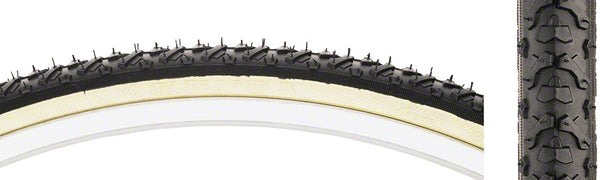 Kenda Kross Cyclo Tire - 27 x 1-3/8 Clincher Wire Black/Tan 30tpi