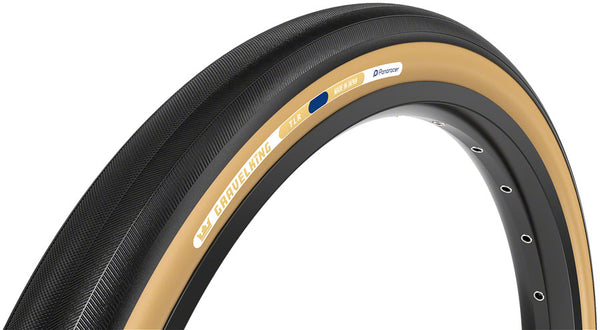 Panaracer GravelKing Slick Tire - 650b x 48 / 27.5 x 1.90 Tubeless Folding BLK/Brown