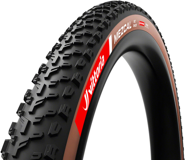 Vittoria Mezcal XC Race Tire - 29 x 2.4 Tubeless Folding Brown Graphene + Silica G2.0