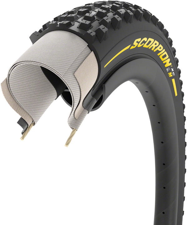 Pirelli Scorpion XC M Tire - 29 x 2.2 Tubeless Folding YLW Label Team Edition