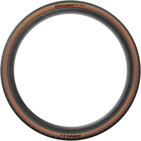 Pirelli Cinturato All Road Tire - 700 x 50 Tubeless Folding Classic Tan TechWALL+ Pro Gravel