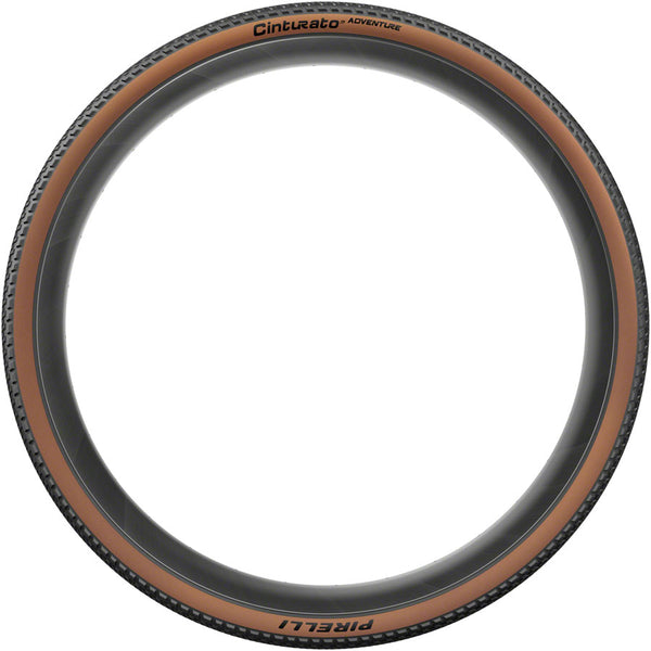 Pirelli Cinturato Adventure Tire - 700 x 50 Tubeless Folding Classic Tan TechWALL+ Pro Gravel