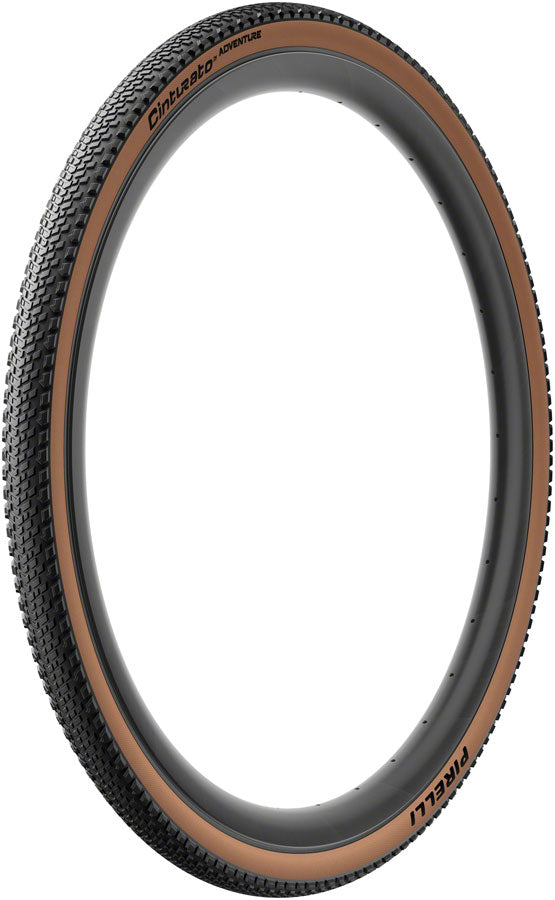 Pirelli Cinturato Adventure Gravel Tire 700x50C Folding Tubeless Ready PROCompound Gravel ProWALL Gravel 60TPI Tanwall