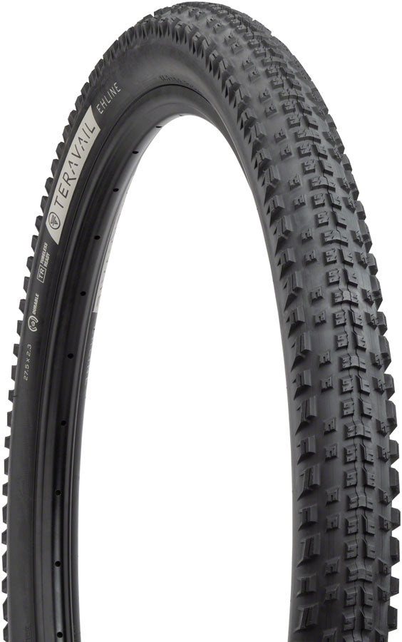 Teravail Ehline Tire - 27.5 x 2.3 Tubeless Folding BLK Light Supple Fast Compound