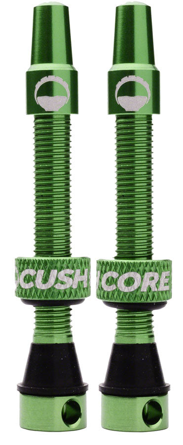 CushCore Tubeless Presta Valve Set - 44mm Green