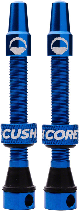 CushCore Tubeless Presta Valve Set - 44mm Blue