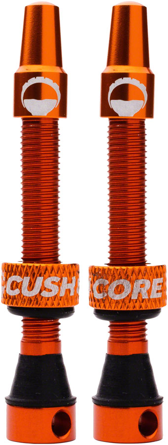 CushCore Tubeless Presta Valve Set - 44mm Orange