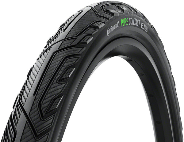 Continental Pure Contact Tire - 27.x 2.2 Clincher Folding BLK/Graphite Reflex Vectran / PolyX Breaker E50