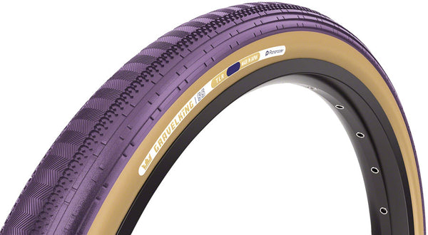 Panaracer GravelKing SS Tire - 700 x 45 Tubeless Folding Purple/Brown