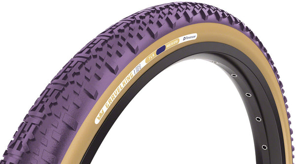 Panaracer GravelKing X1 Tire - 700 x 40 Tubeless Folding Purple/Brown