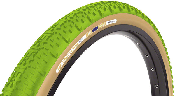 Panaracer GravelKing X1 Tire - 700 x 45 Tubeless Folding Matcha/Brown