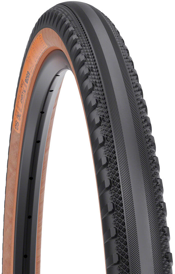 WTB Byway Tire - 650b x 47 TCS Tubeless Folding BLK/Tan Light/Fast Rolling Dual DNA SG