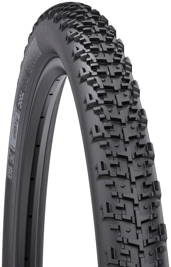 WTB Nano Tire - 700 x 52 TCS Tubeless Folding BLK Light/Fast Rolling Dual DNA SG