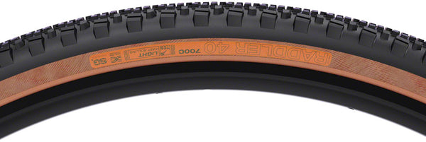 WTB Raddler Tire - 700 x 40 TCS Tubeless Folding Tan Light Fast Rolling SG2