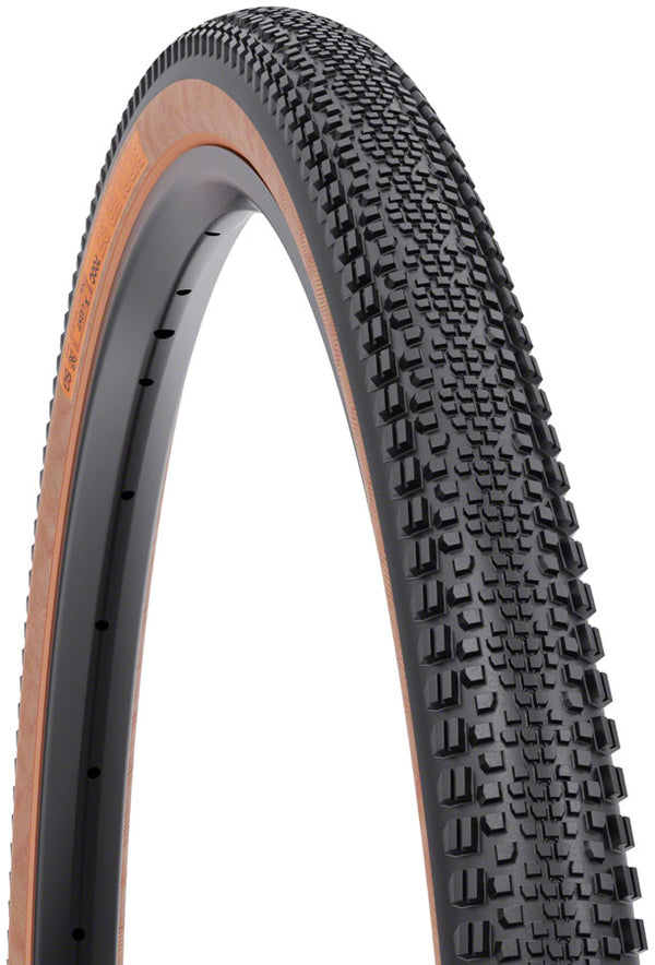 WTB Riddler Tire - 700 x 37 TCS Tubeless Folding BLK/Tan Light/Fast Rolling Dual DNA SG