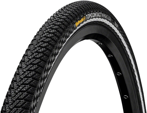 Continental Top Contact Winter II Premium Tire - 26 x 1.90 Clincher Folding BLK/Reflex Vectran Breaker E50