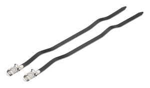 MKS Leather Toe Straps 420mm Long Black