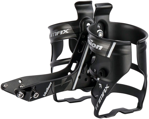 Vision TriMax Rear Hydration System Aero Mounting Dual Bottle Setup Triathlon Use – BLK