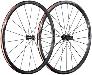 Vision Team 30 Comp TL Wheelset - 700C QR x 100/130mm Rim Brake HG 11 Black
