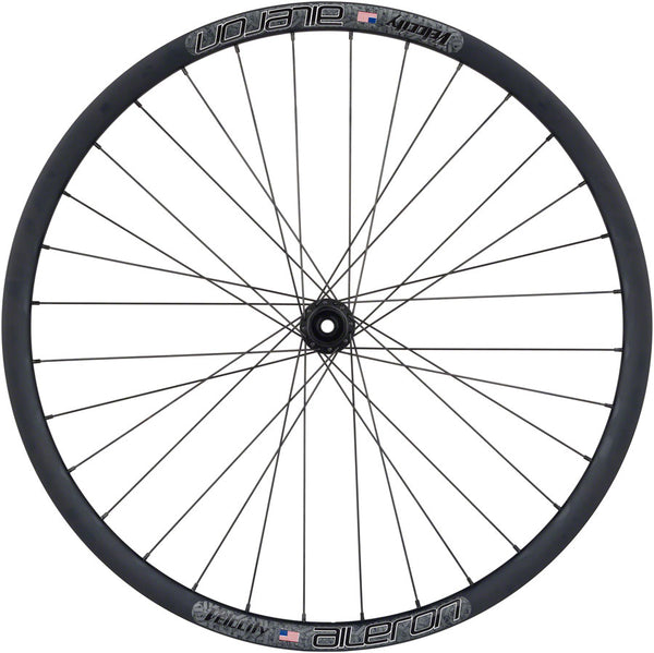 Quality Wheels Bear Pawls / Velocity Aileron Front Wheel - 700c 12 x 100mm Center-Lock BLK 32H