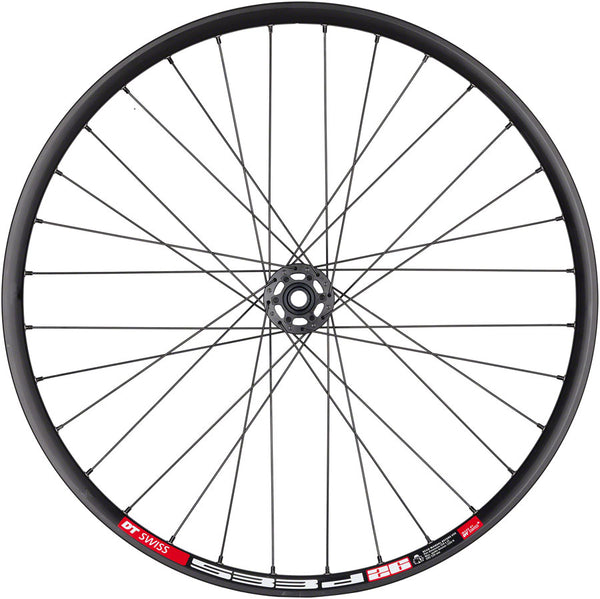 Quality Wheels Bear Pawls / DT Swiss E593 Front Wheel - 26" 15 x 100mm 6-Bolt BLK 32H