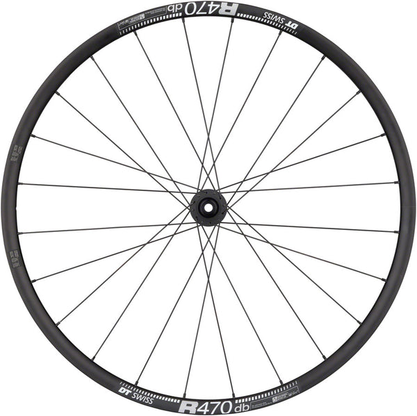 Quality Wheels DT 350/DT R470db Rear Wheel - 700 12 x 142mm Center-Lock HG 11 MTN Road BLK 24H