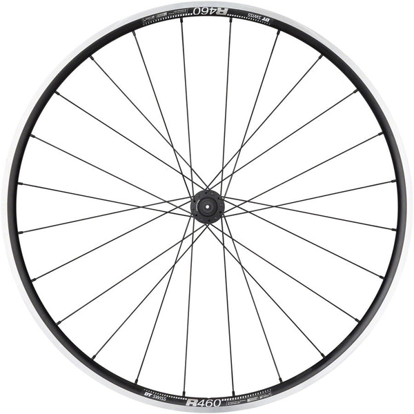 Quality Wheels DT 240/DT R460 Front Wheel - 700 QR x 100mm Rim Brake BLK 24H