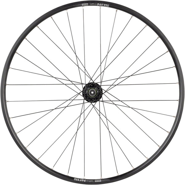 Quality Wheels Value Double Wall Series Disc Rear Wheel - 27.5" QR x 135mm 6-Bolt/Rim HG BLK 32H