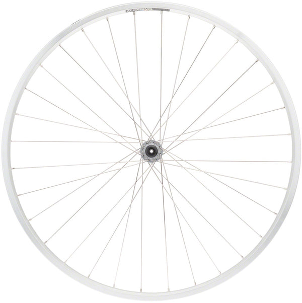 Quality Wheels Value Double Wall Series Front Wheel - 700 QR x 100mm Rim Brake Silver Clincher 32H
