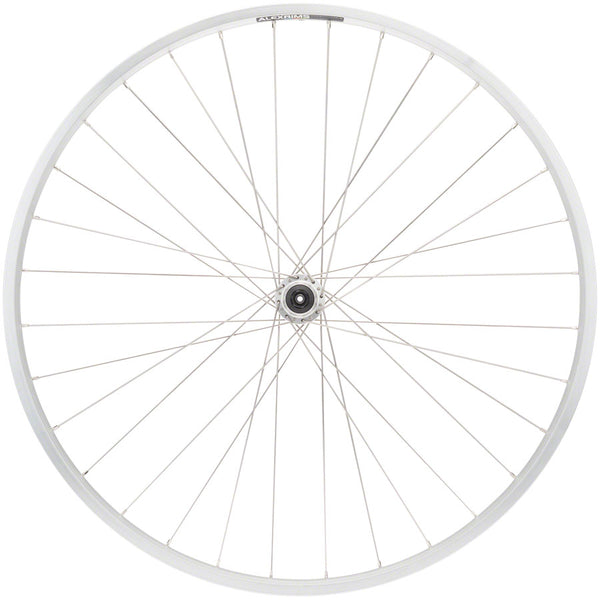 Quality Wheels Value Double Wall Series Rear Wheel - 700 QR x 130mm Rim Brake HG 10 Silver Clincher 32H