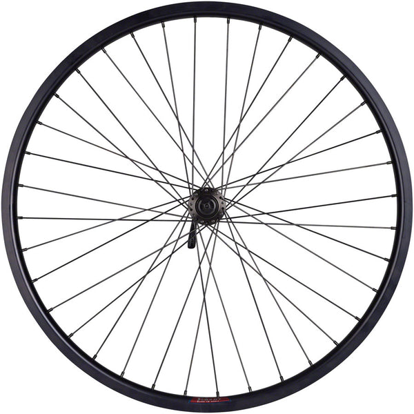 Quality Wheels Value HD Series Disc Front Wheel - 26" QR x 100mm Center-Lock BLK 36H
