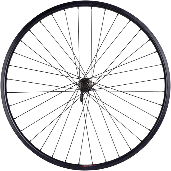 Quality Wheels Value HD Series Disc Front Wheel - 700 QR x 100mm Center-Lock BLK 36H