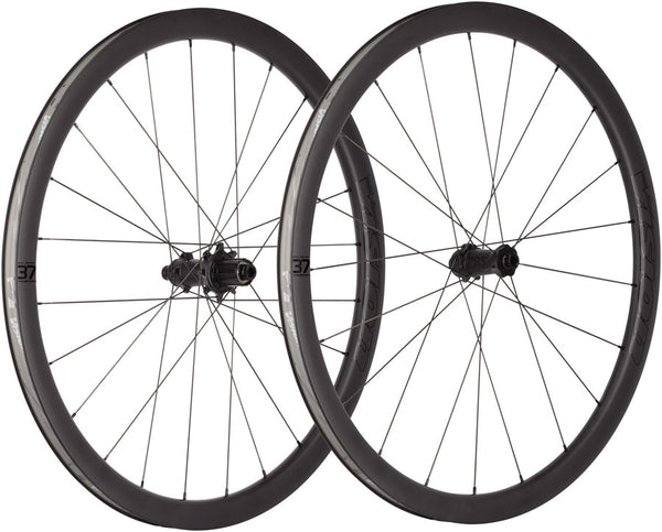 Vision Metron 37 SL Wheelset Tubeless 700c 21/24H Spoke Count Disc Brake Center Lock Rotor Mount – BLK