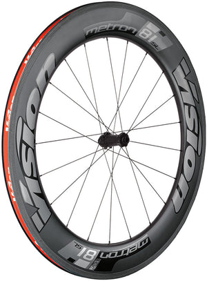 Vision Metron 81 TL Front Wheel Tubeless 700c 21H Spoke Count Disc Brake Center Lock Rotor Mount – BLK