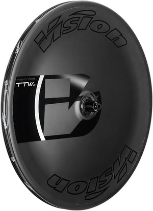Vision Metron TTW Rear Wheel Disc 700c Carbon Aero Profile Center Lock Rotor Mount Shimano HG 11/12-Speed – BLK