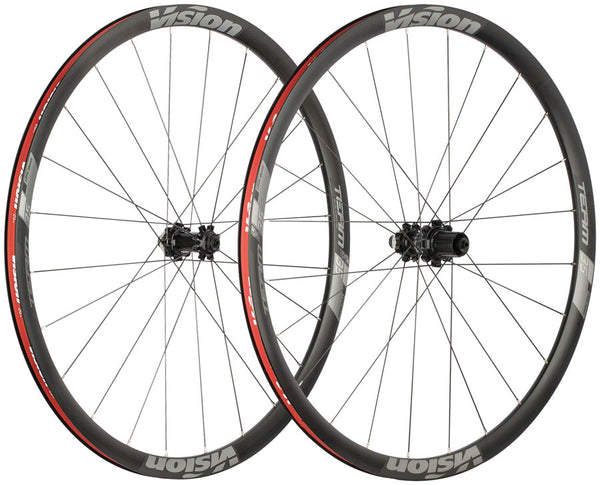 Vision Team 35 Disc Wheelset - 700c 12 x 100/142mm Center-Lock HG 11 Black