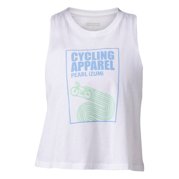 Women's Graphic Tank - BIKE SWOOSH TEXT WHITE 2024 / M