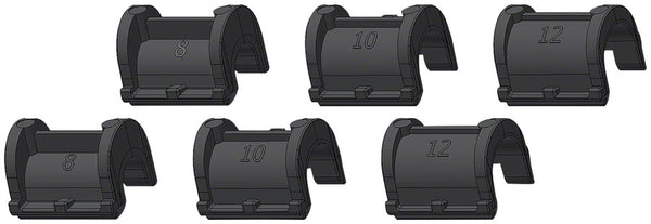 Ortlieb Rail Reducers For QL2.1/QL2 Systems Includes 2x8mm 2x10mm 2x12mm Enough 1 Pannier