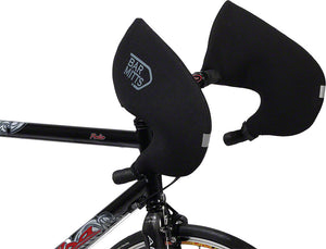 Bar Mitts Road Pogie Handlebar Mittens Internally Routed Campagnolo/SRAM/Shimano LG BLK