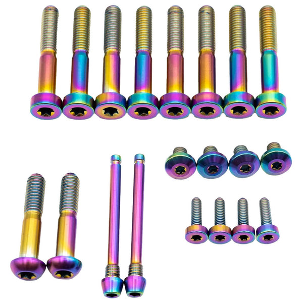 Better Bolts SRAM Maven Ti Brake Bolt Kit BRZ Rainbow 20/Cnt