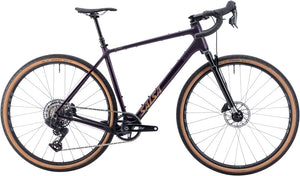 Salsa Flyway C Rival XPLR AXS 13 SUS Bike - 700c Carbon Blackberry X-Large