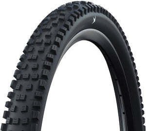 Schwalbe Nobby Nic Tire - 27.5 x 2.25 Tubeless Folding BLK Standard Addix Green E-50