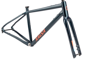 Salsa Journeyer Drop Bar Frameset - Aluminum Midnight Blue 53cm