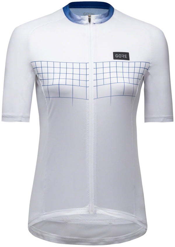 Gorewear Grid Fade Jersey 2.0 - White/Blue Women's X-Small