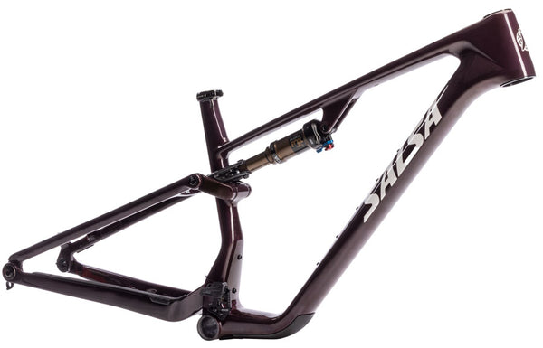 Salsa Spearfish C DLX Bike Frame - 29" Carbon Black/Deep Orchid Carbon Large